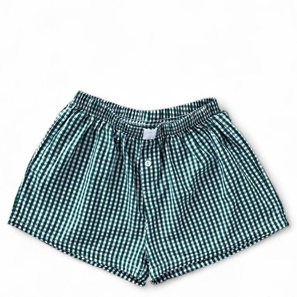 Green White Women's Boxer Size Medium